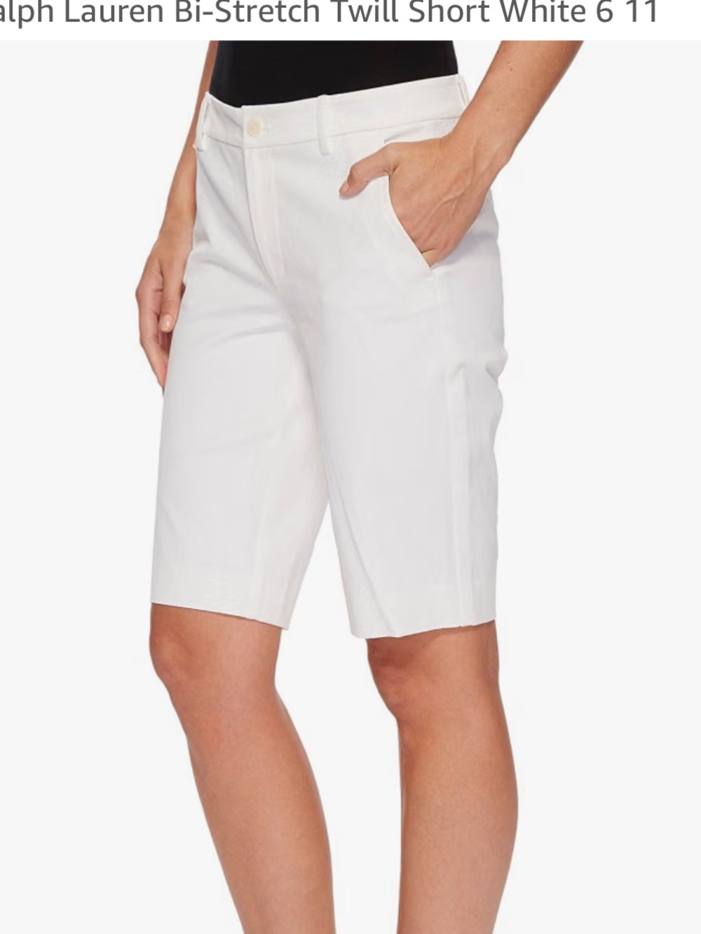 Lauren Ralph Lauren Bi-Stretch Twill Shorts